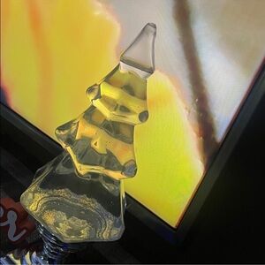 DRomance Silver Christmas Tree Snow Globe Lantern